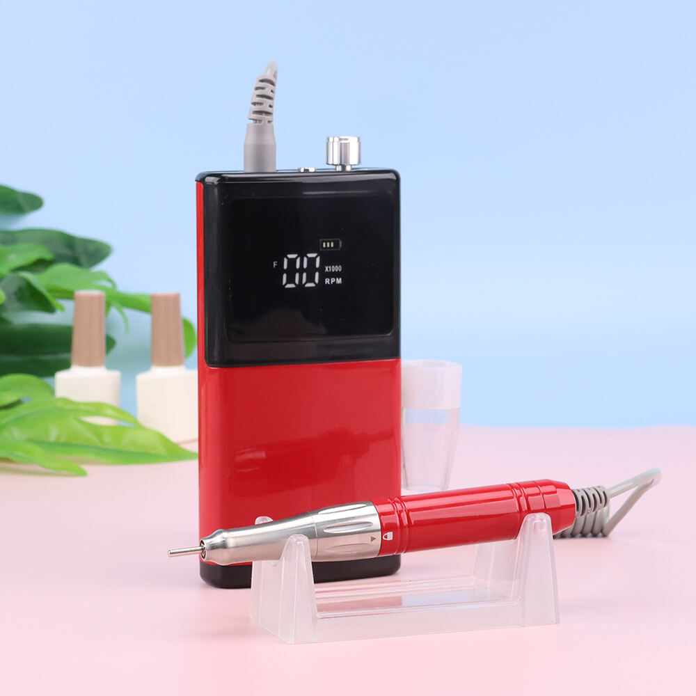 SN371M Coreless Manicure Pedicure Nail Drill Maichine Portable File Rechargeable 35000 RPM Wireless Electric Sander