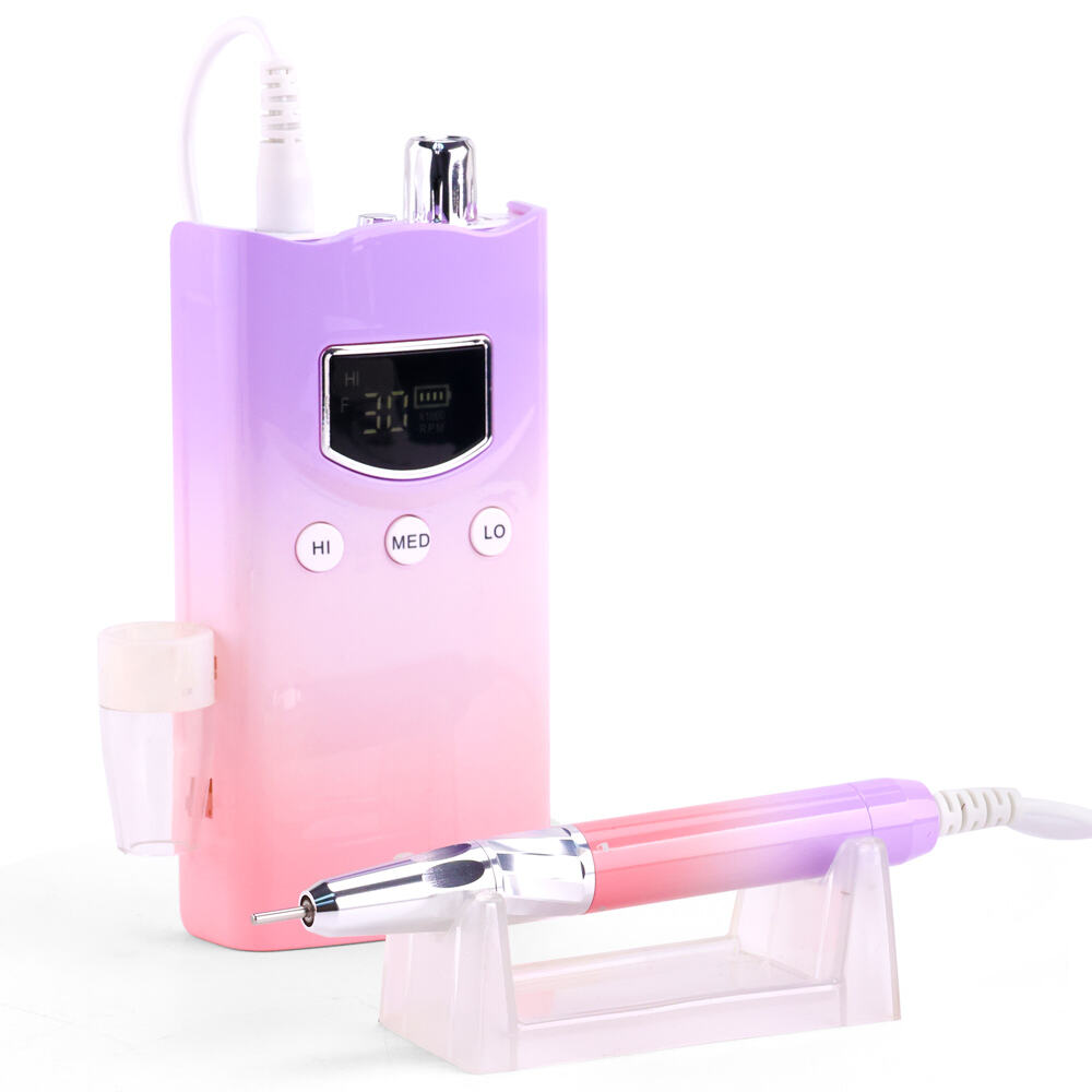 SN368S Portable Brushless Nail Drill with 3 Gears Speed for Manicure Pedicure 35000RPM Rechargeable Lightweight E-file