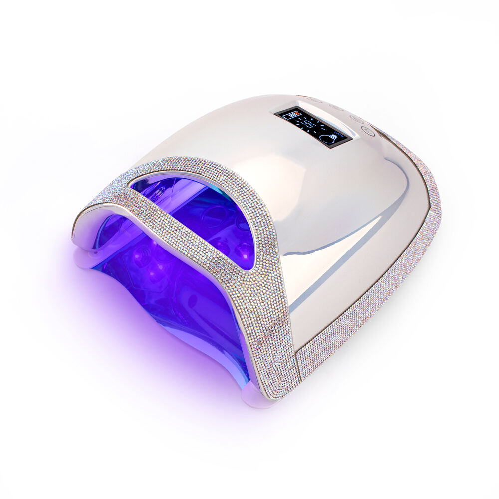 SN468 48W UV LED Nail Lamp Light Dryer for Nails Gel Polish LCD Carving Logo Cordless Gel Nail Lights Manicure Tools Home Salon Use