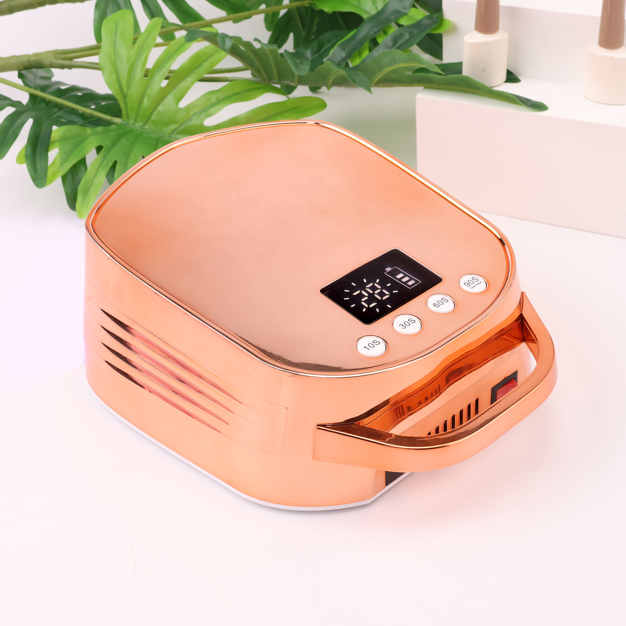 SN481 Professional Portable 96W Cordless Nail Lamp Curing Lamp for Gel Nails Rechargeable Nail Polish Machine for Salon or Home