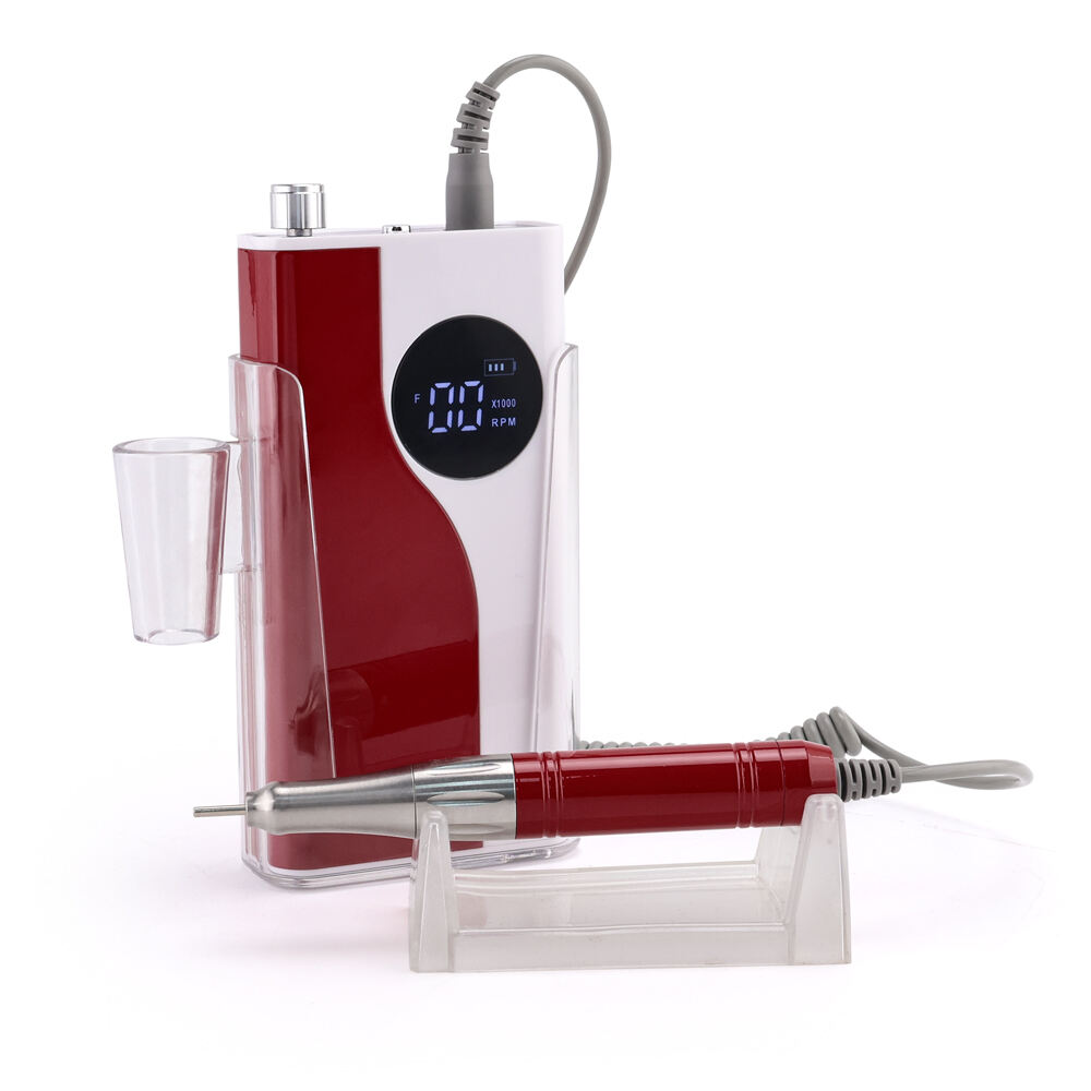 Sn370m kit de manicure sin núcleo recargable con motor para las uñas 35000rpm pulidor de manicura eléctrica pedicure herramienta para salón de belleza en el hogar OEM / ODM