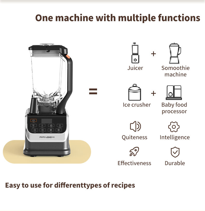 RANBEM Multi-Functional Tabletop Blender for Everyday Use