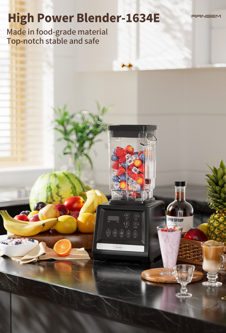  RANBEM Compact Tabletop Blender for Smoothies on the Go