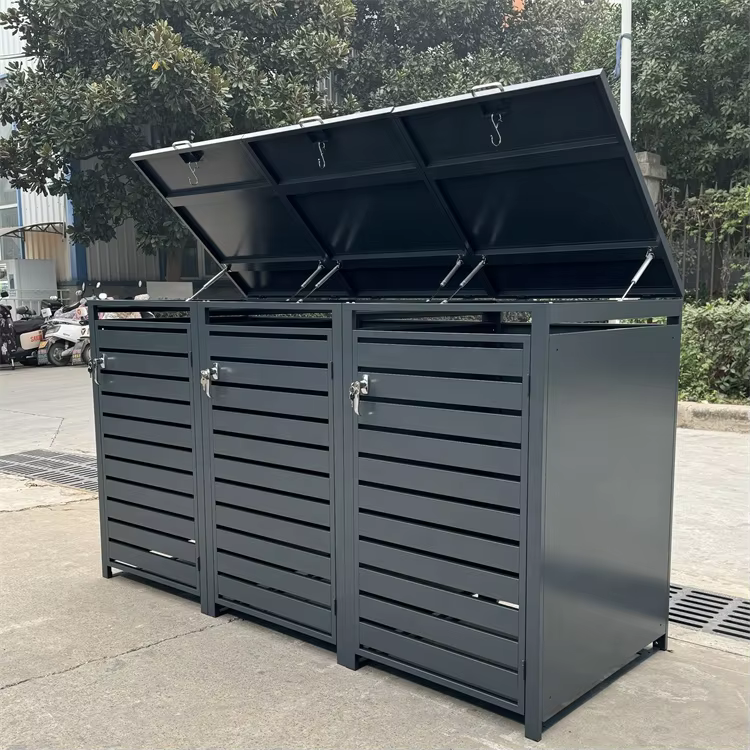 Outdoor Trash Bin Shed | Secure and Weatherproof Storage for Waste Bins