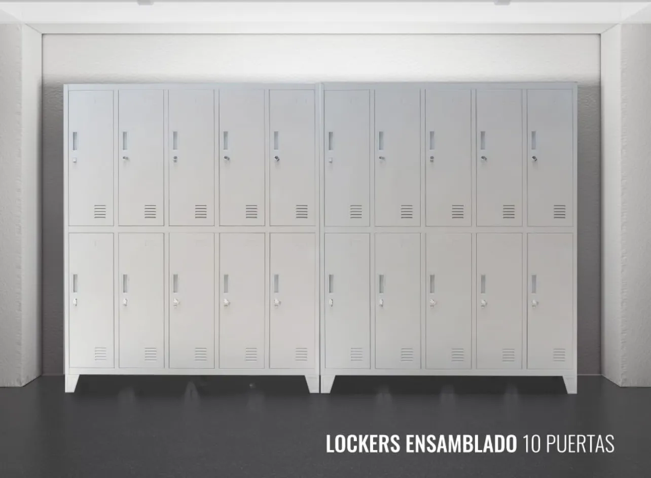 Chile 1500pcs+ Industrial Lockers with Standing Feet from 1 Door to 20 Door