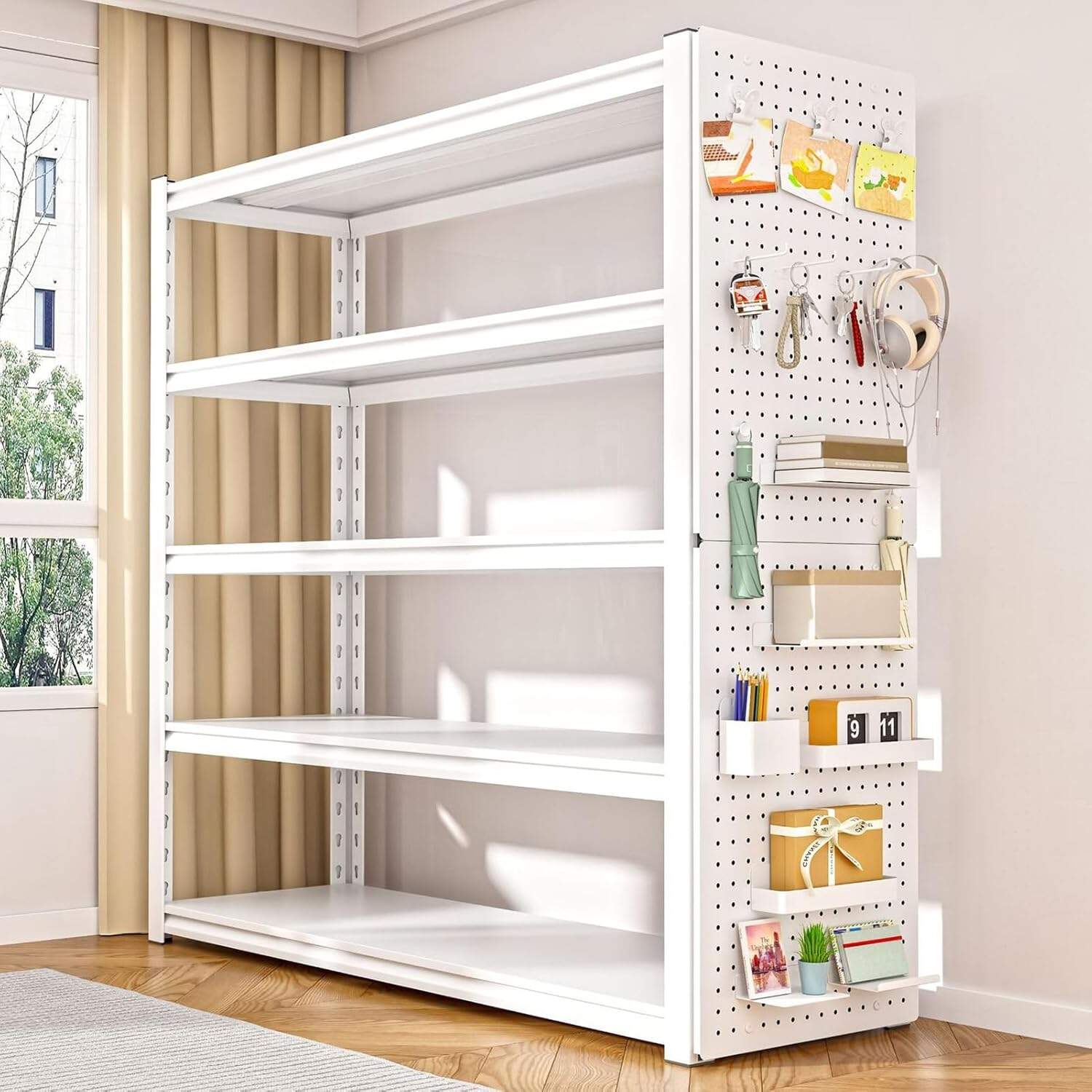 Omatchad hållbarhet hos våra justerbara hyllor