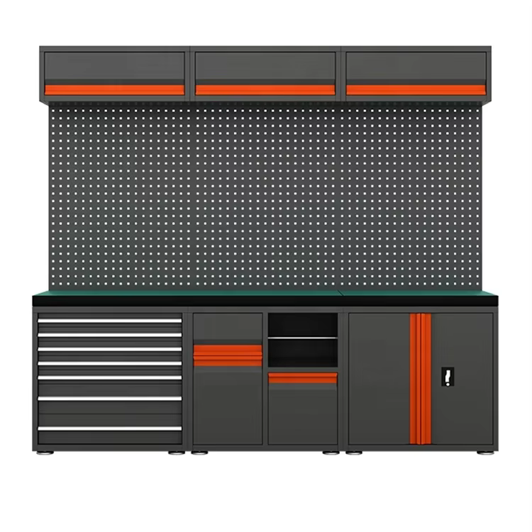 Steel Tool Box Side Cabinet High Quality Industrial Tool Cabinet Metal Modular Combination Work Bench Tool Cabinet Workshop