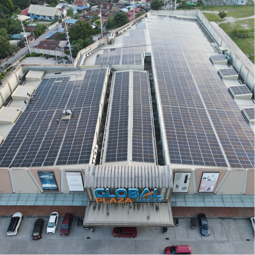 Global Plaza Mall - 923kW PV project in Pampanga, the Philippines