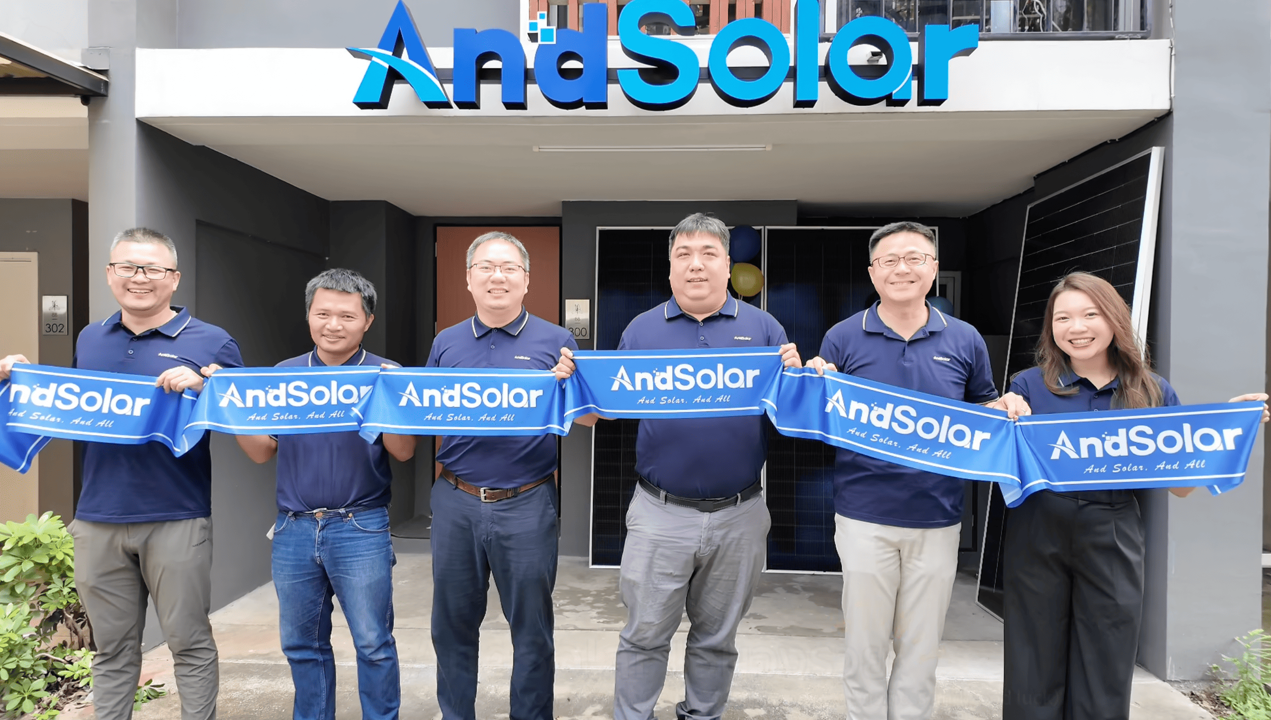Inauguración de la sucursal de AndSolar en Tailandia