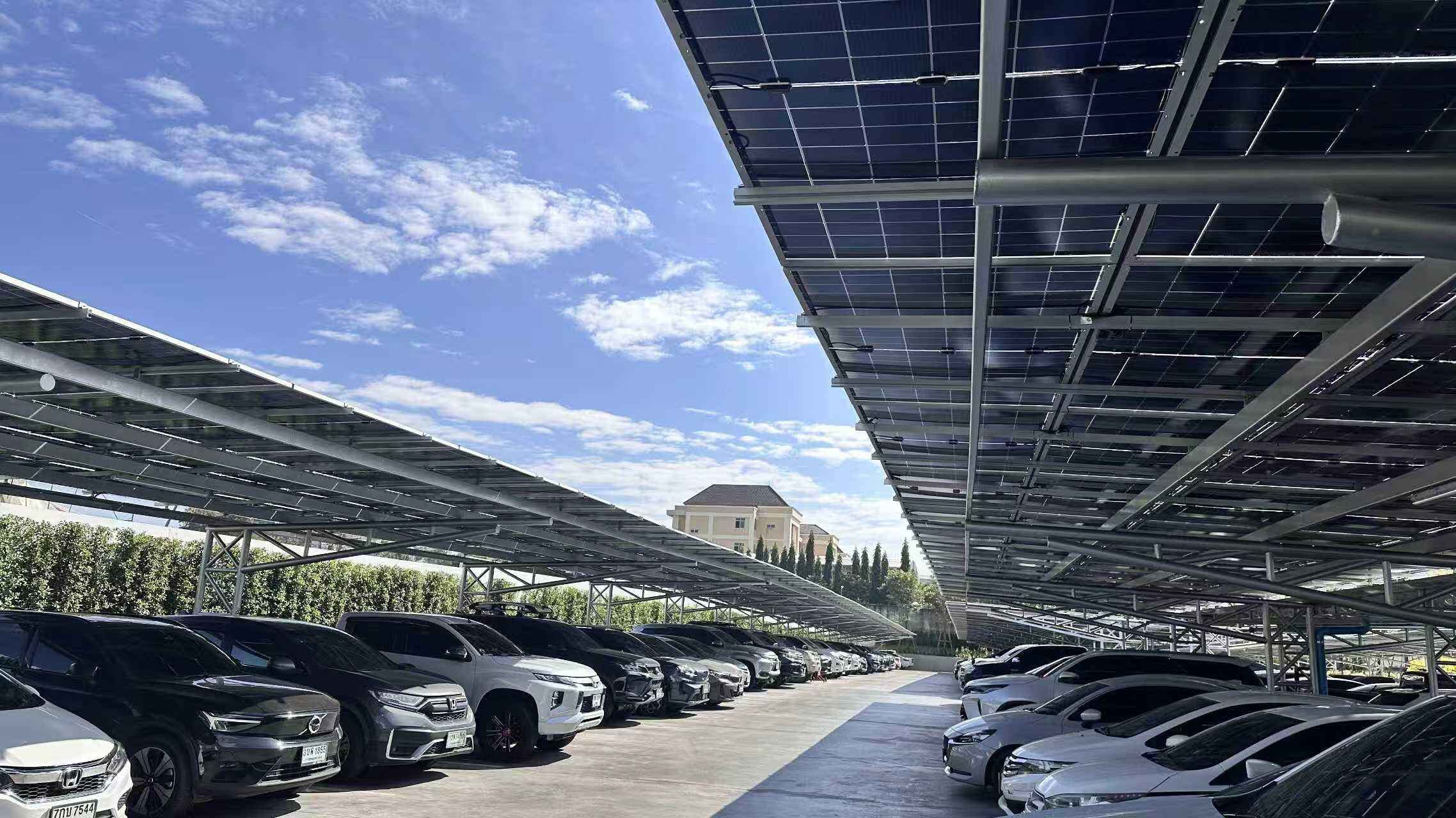 Hospital Carport -  632kW PV Project in Chonburi, Thailand