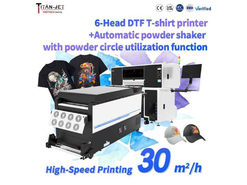 Taotech Digital's 20th Anniversary Product Line Overview: White Ink DTF, UV DTF, Leather Printers, Flatbed Printers, and Automatic Powder Recycling Shakers