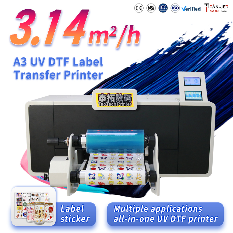 Taotech Digital‘s Full Range of UV DTF Printers — 6-Head, 4-Head, A2, A3, All with Epson i3200