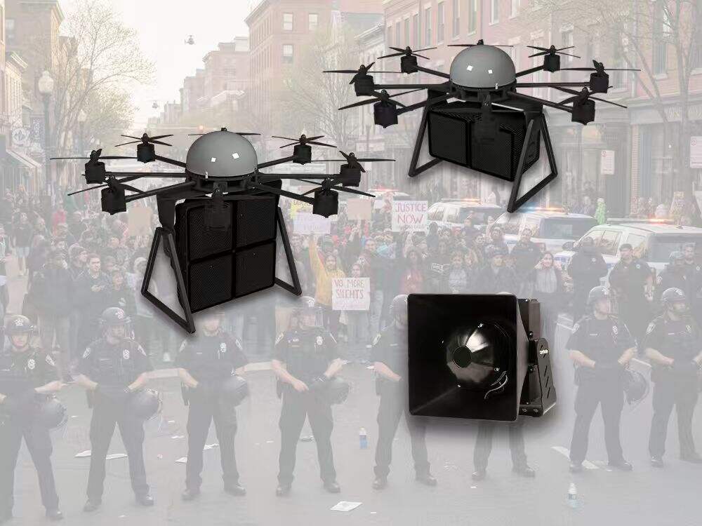 Altavoz para dron
