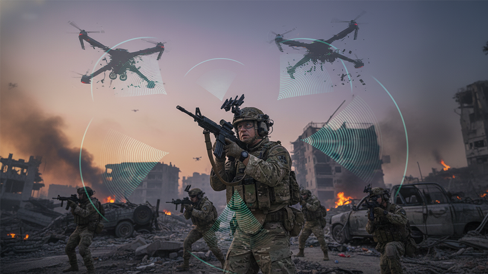 C-UAS con matriz de micrófonos