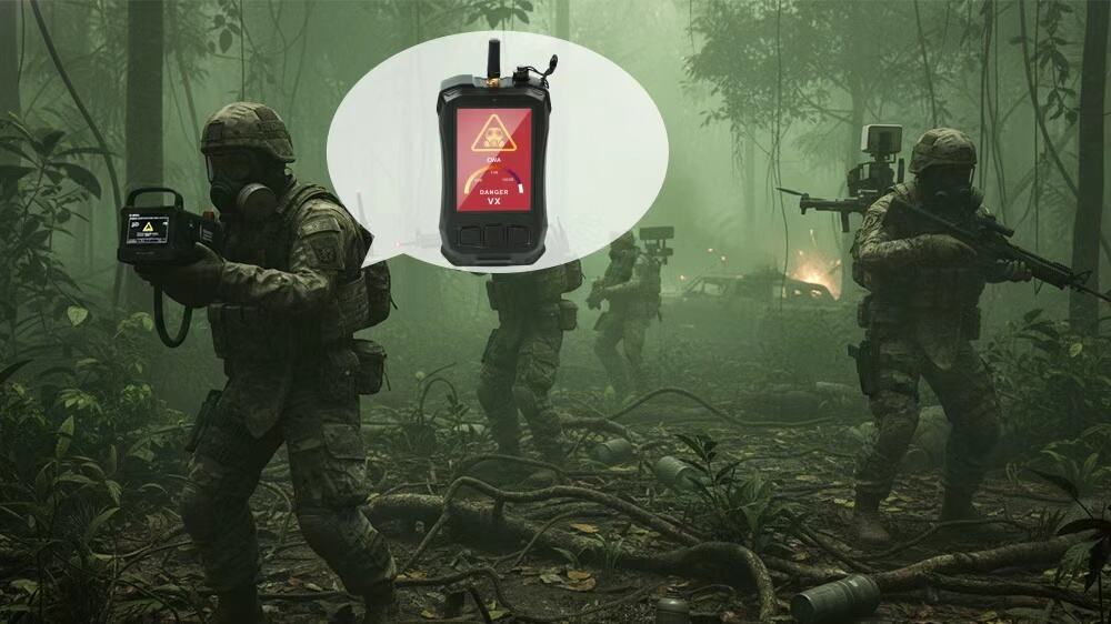 Detección de agentes químicos