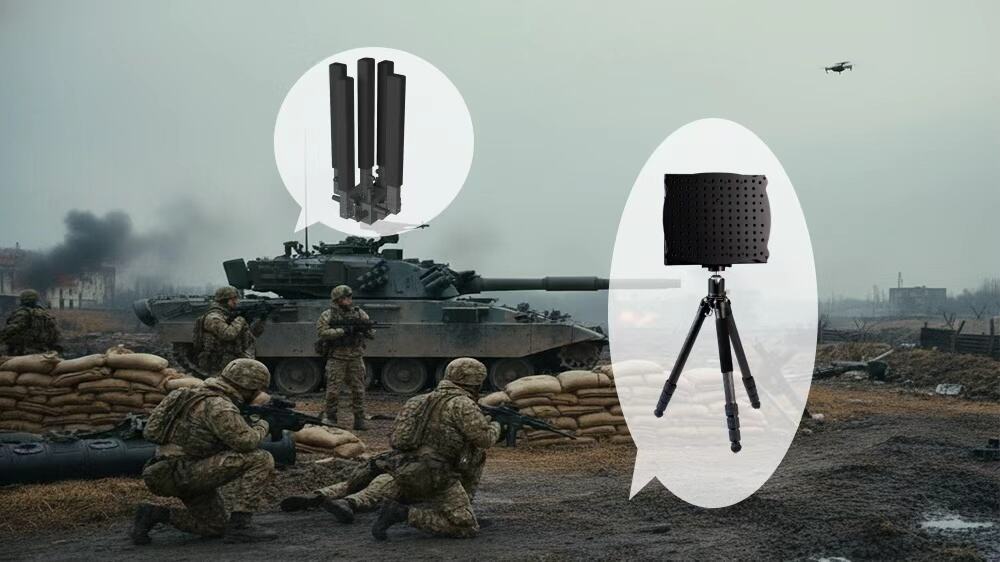 C-UAS con matriz de micrófonos