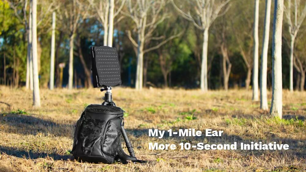 C-UAS con matriz de micrófonos