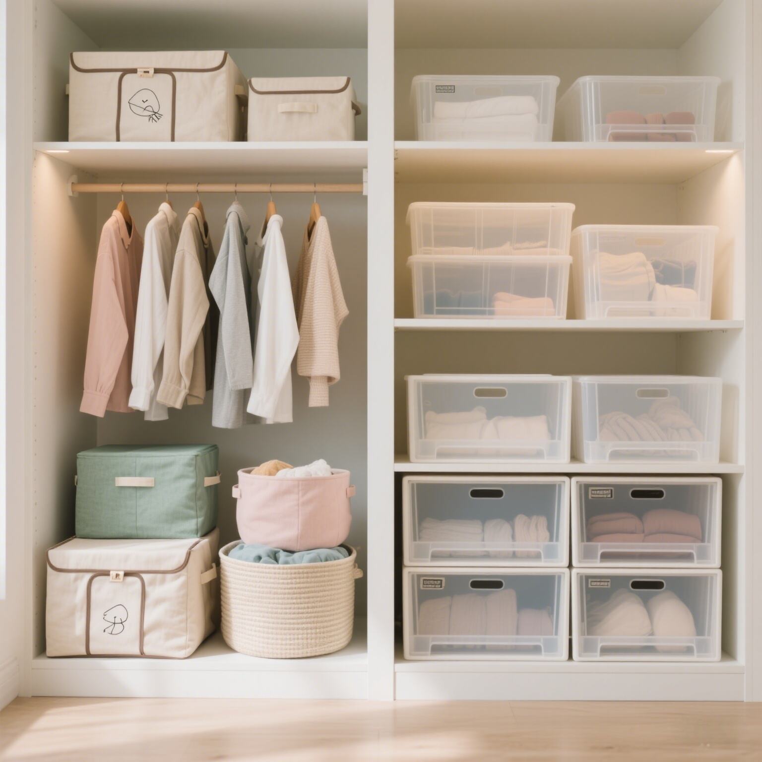 Houseware Trends: Eco Fabric Organizer vs. Durable Plastic Container for Safe & Space-Saving Storage