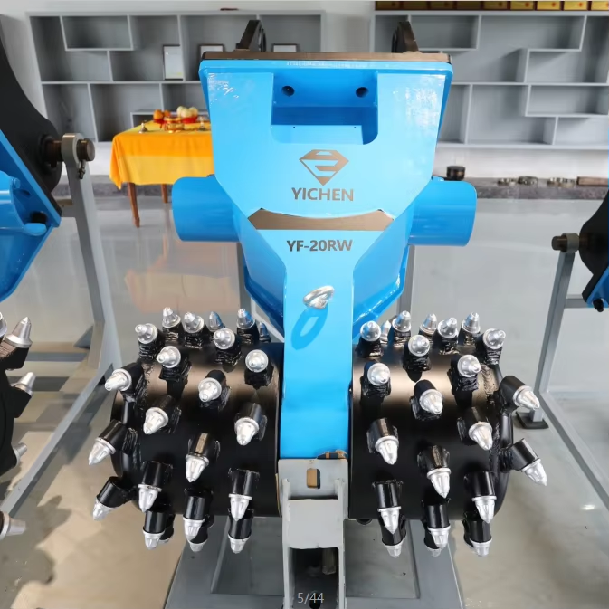 Drum Cutter Attachment for Excavators & Skid Steers – Heavy-Duty Hydraulic Rock & Concrete Cutting Tool​