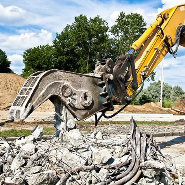 ​Excavator Pulverizer – Heavy-Duty Concrete & Rock Crushing Attachment for Demolition & Excavators​