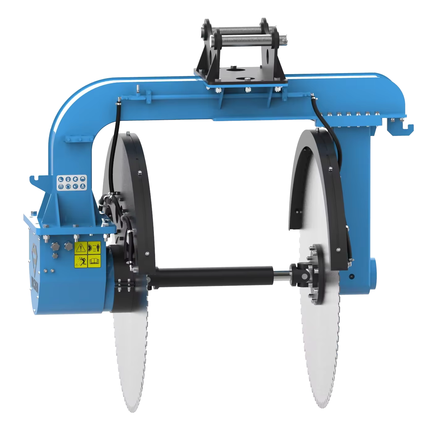 Hydraulic Rock Saw Attachment for Excavator — Efficient Quarry Cutting and Demolition Tool