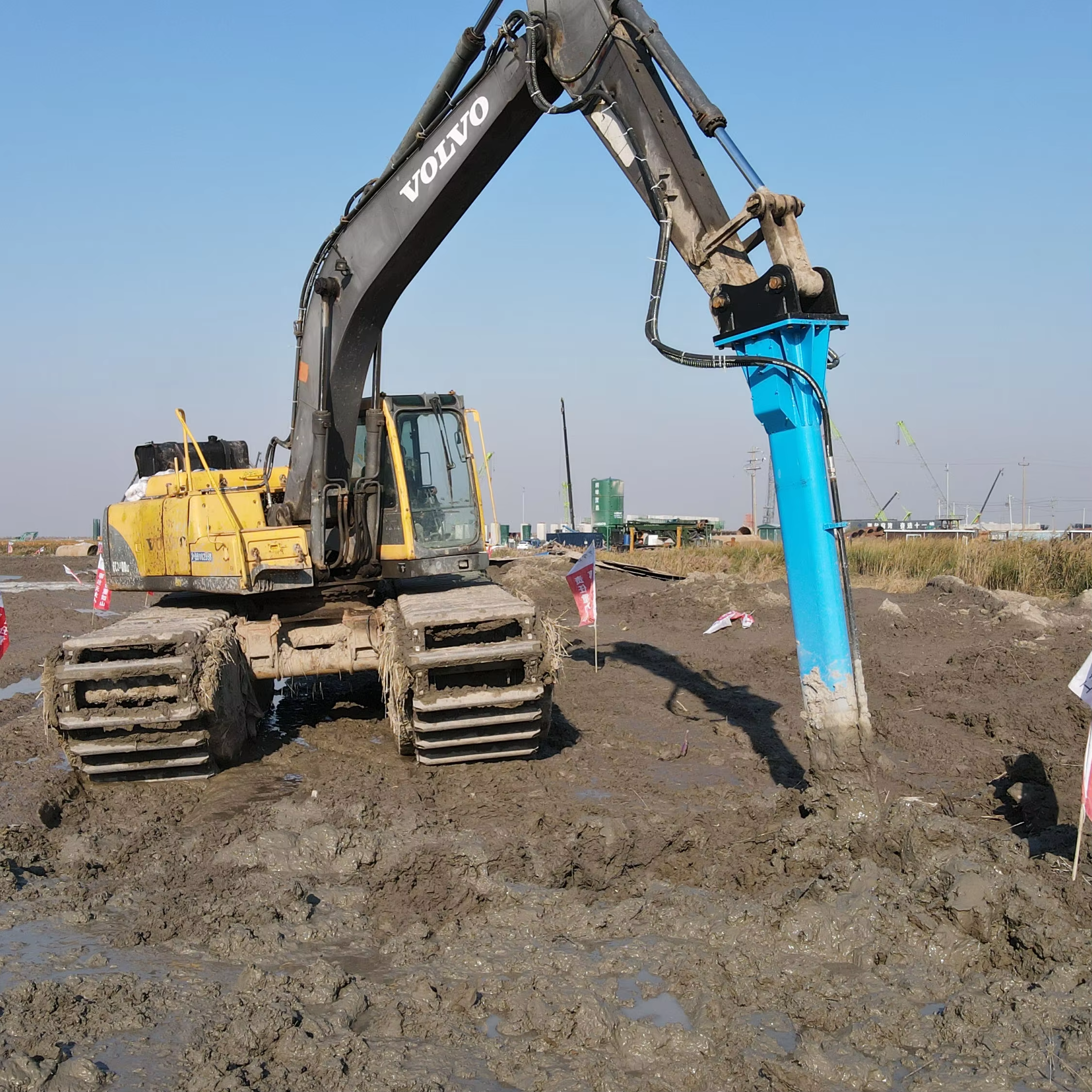 Efficient Soil Stabilization System for Construction — Durable Soil Mixing Attachment