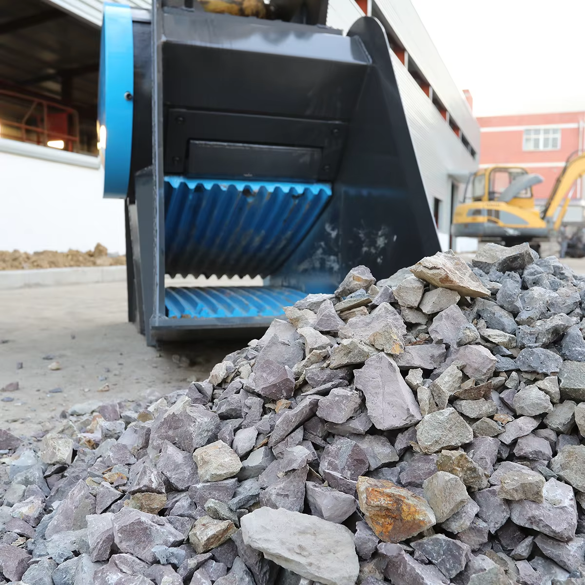 Rock Crusher Bucket for Excavator – Attachable Mobile Crusher for 1-30T Machines​
