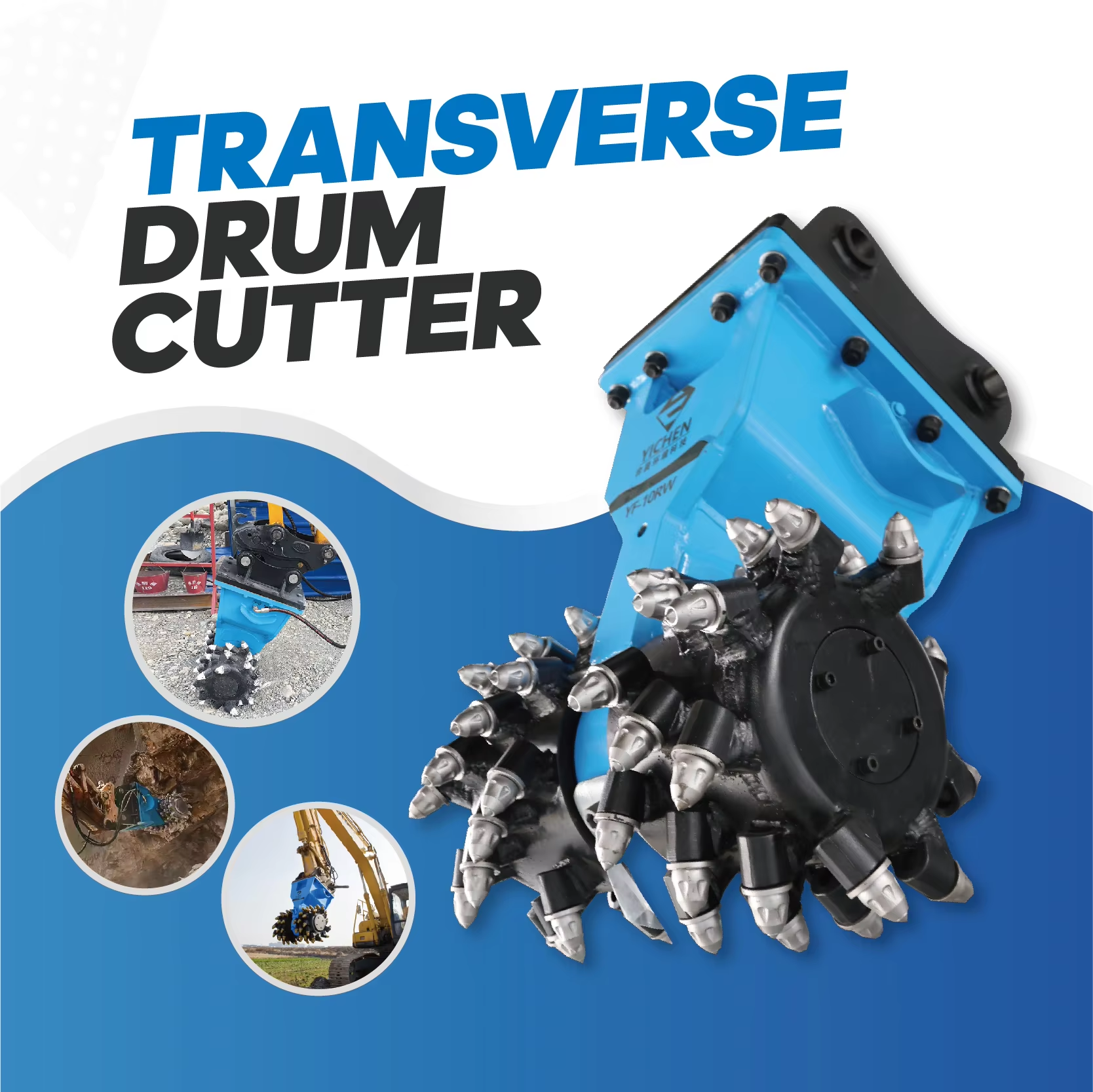 ​Drum Cutters – Heavy-Duty Hydraulic Cutting Tools for Rock, Concrete & Demolition​