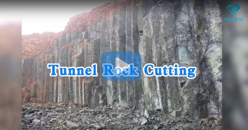 Tunnel Rock Cutting by Rock Saw