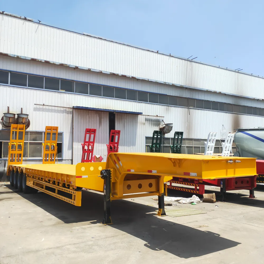 4 Axles 60 Ton Lowbed Trailer