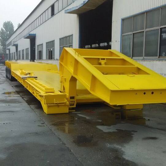Removable Hydraulic Gooseneck Lowbed Trailer