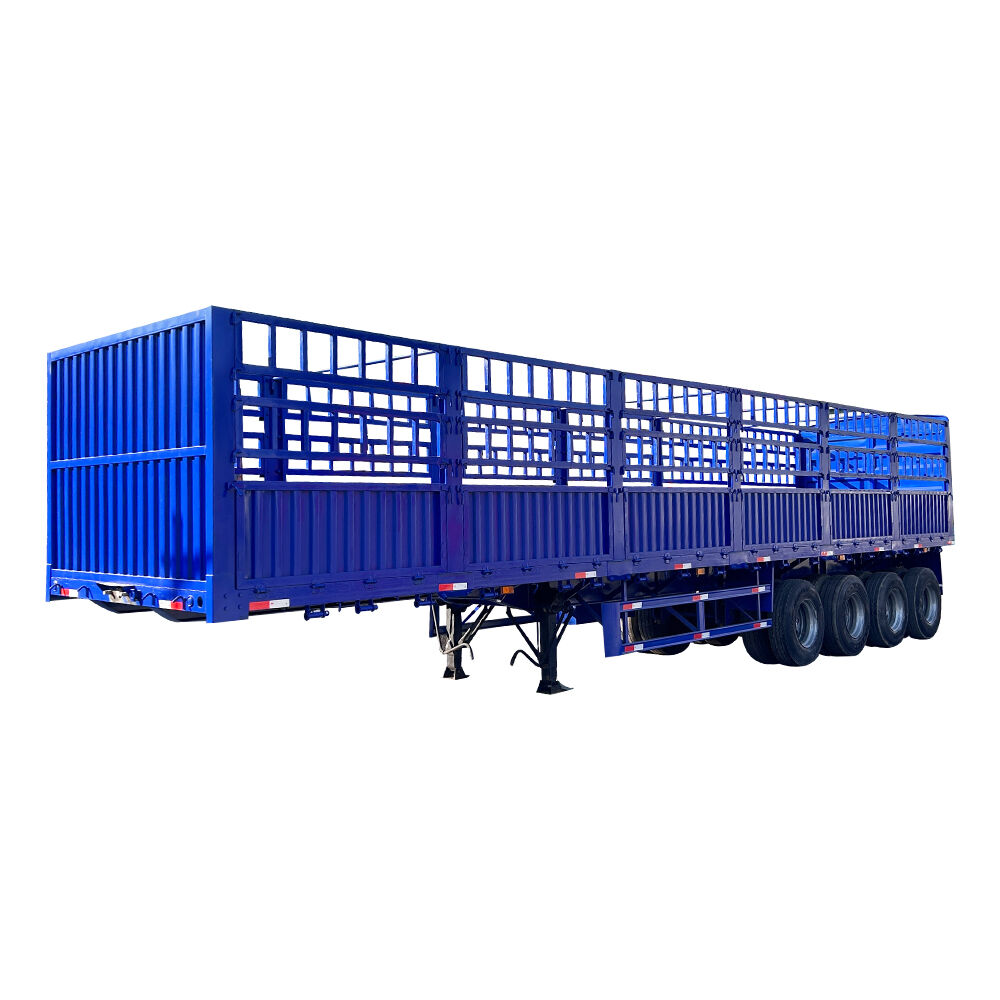 4 Axle Fence Cargo Semi Trailer