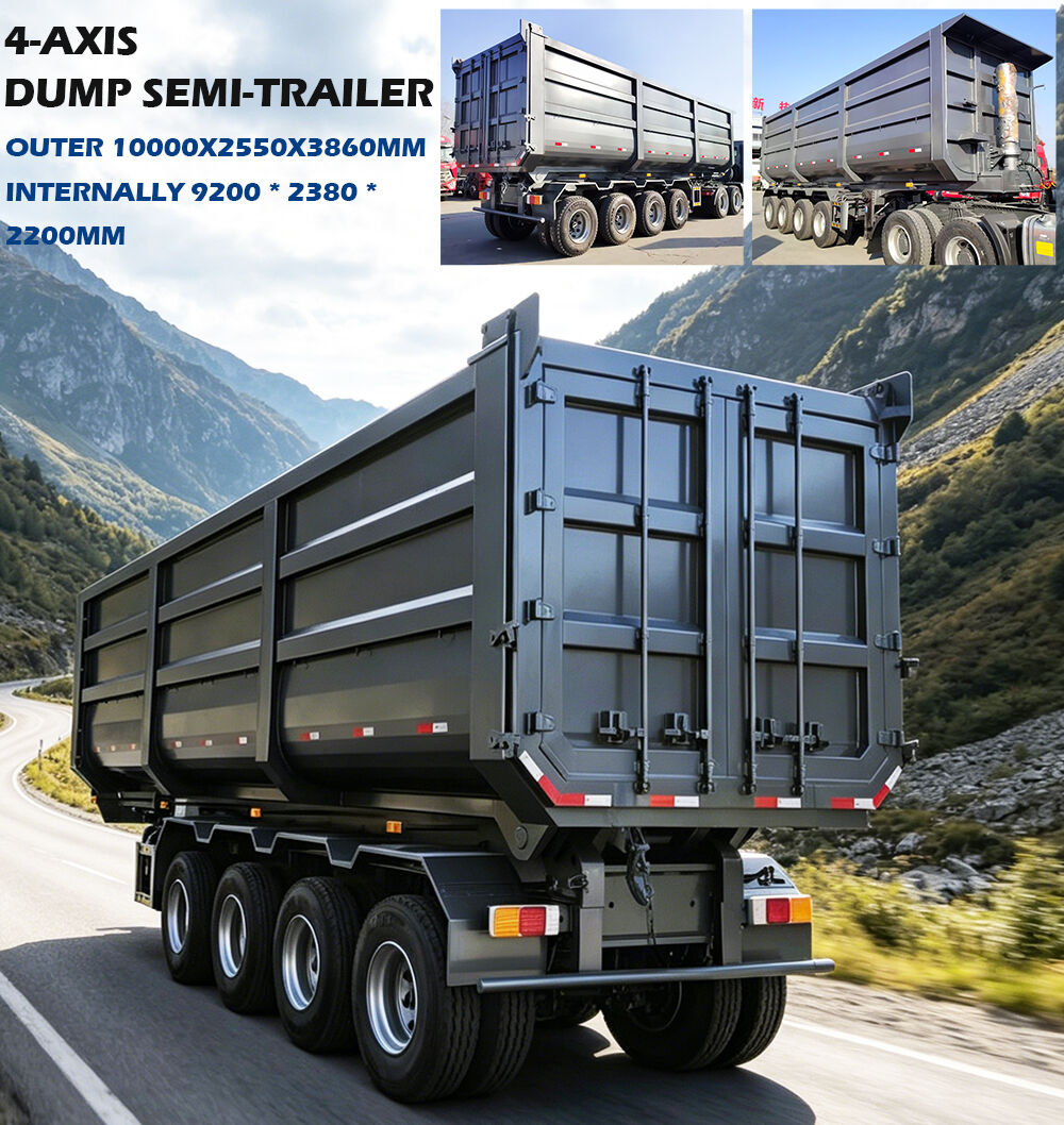 4 axle dump trailer