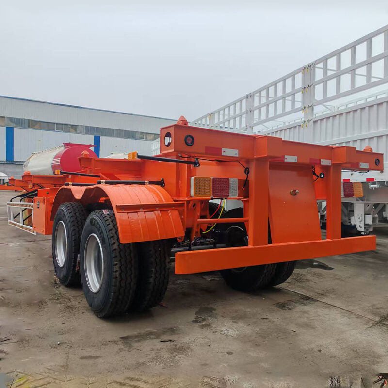 2 Axles 40ft Skeleton Trailer