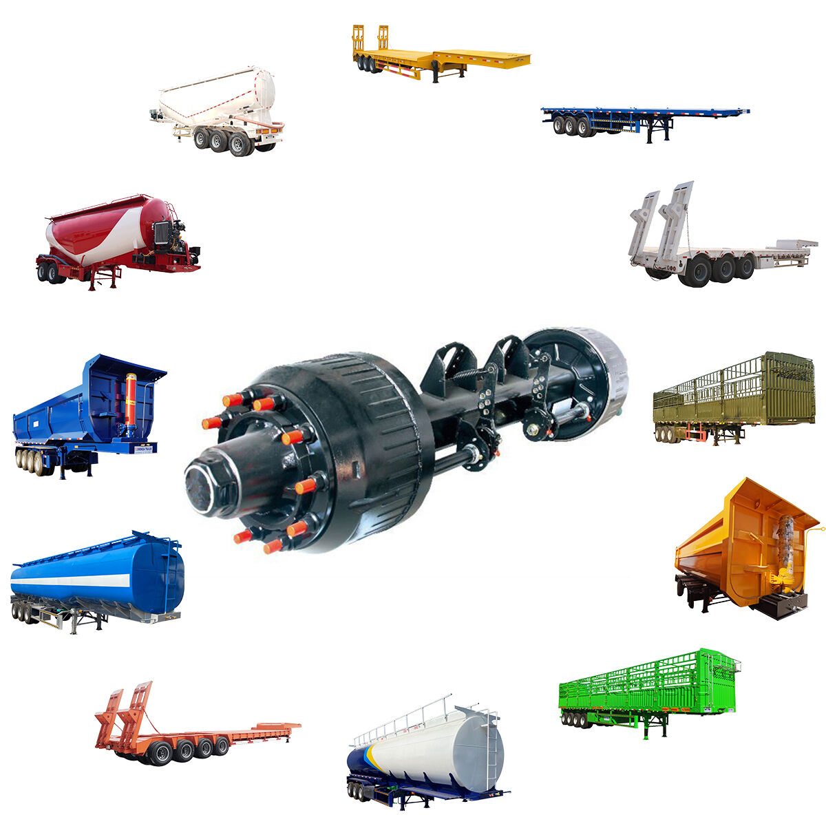 Trailer Axle: 12–18T Industrial Axle Assembly, ISO/CE Certified