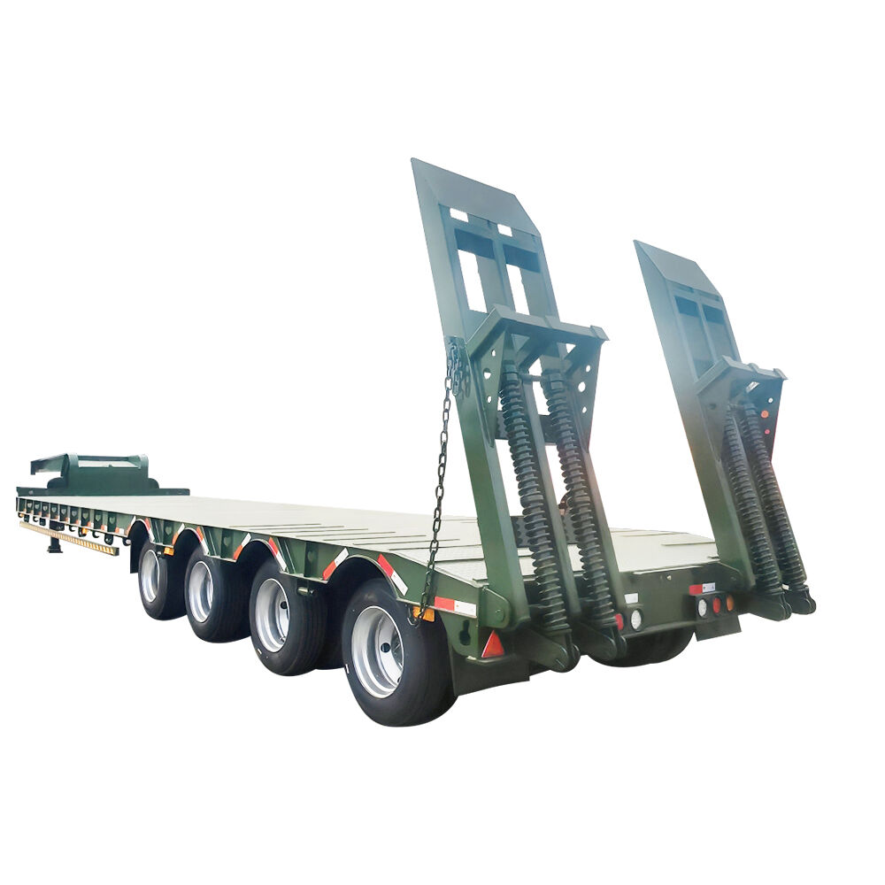 4 Axle 80-ton Lowbed Trailer