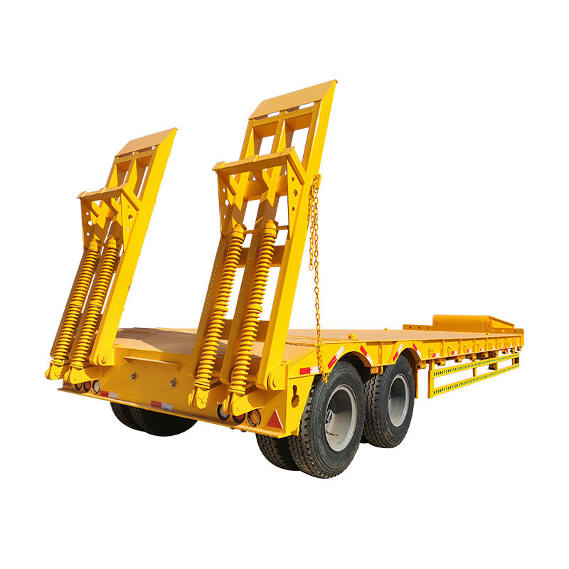 2 Axle Lowboy Semi Trailer