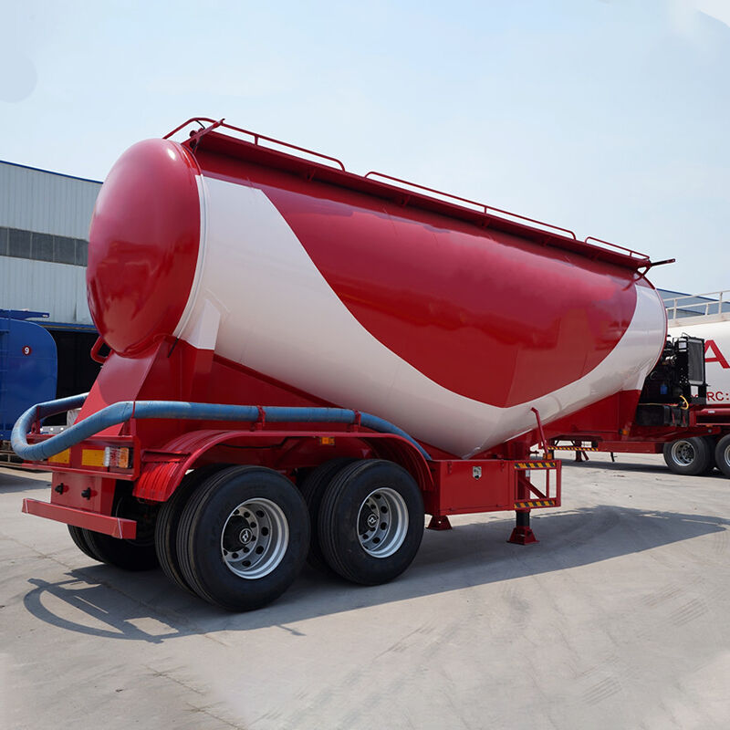 2 Axle Cement Semi Trailer