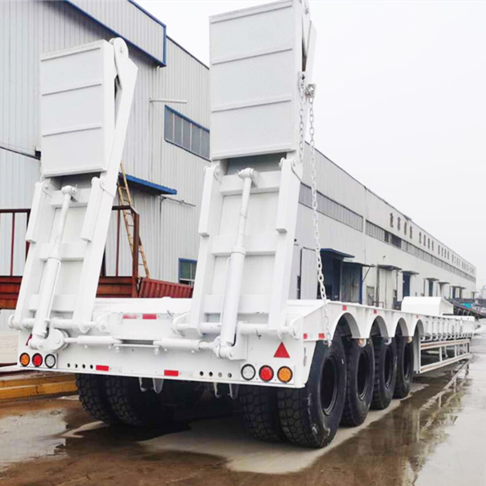 4 Axle Lowbed Semi Trailer