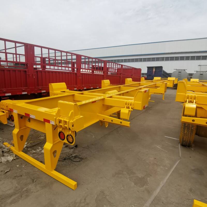 Dock Skeletal Semi Trailer