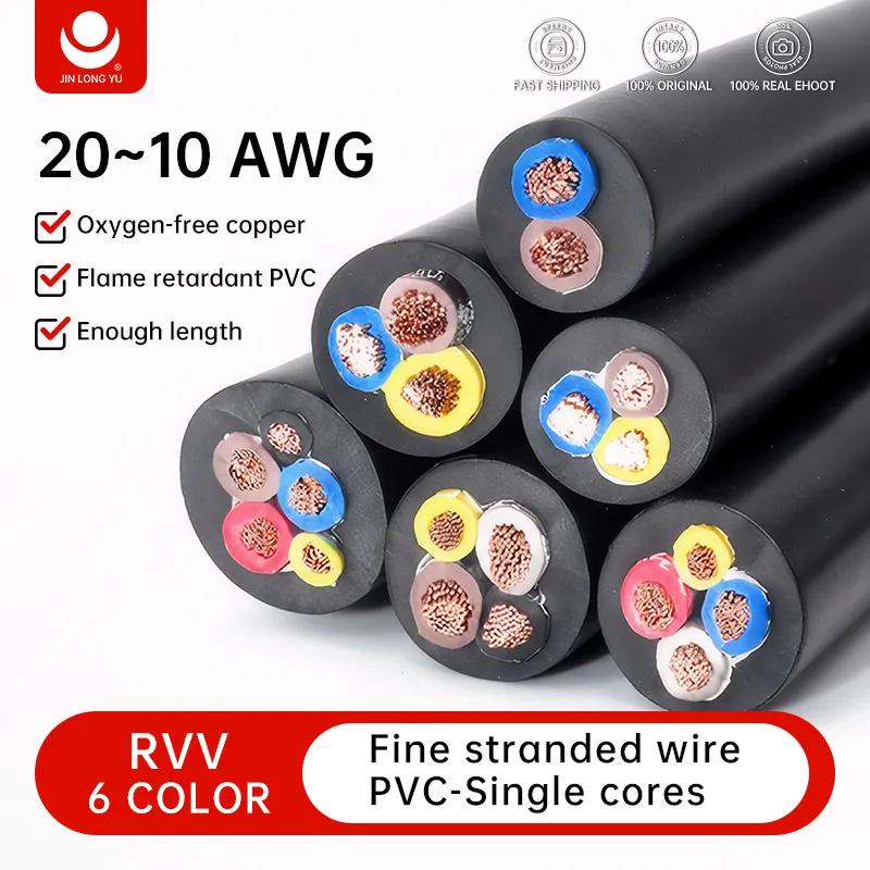 Explore the Versatility of RVV Copper PVC Insulated PVC Sheathed Flexible Cable