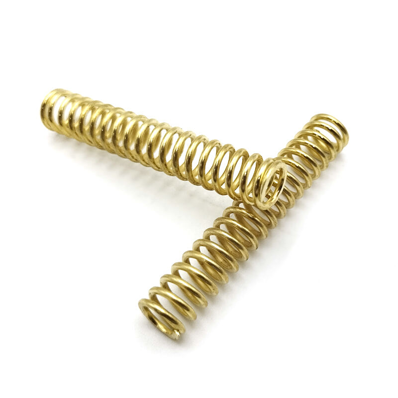 Compression Spring Imitation Gold High Hardness Spring For Machinery