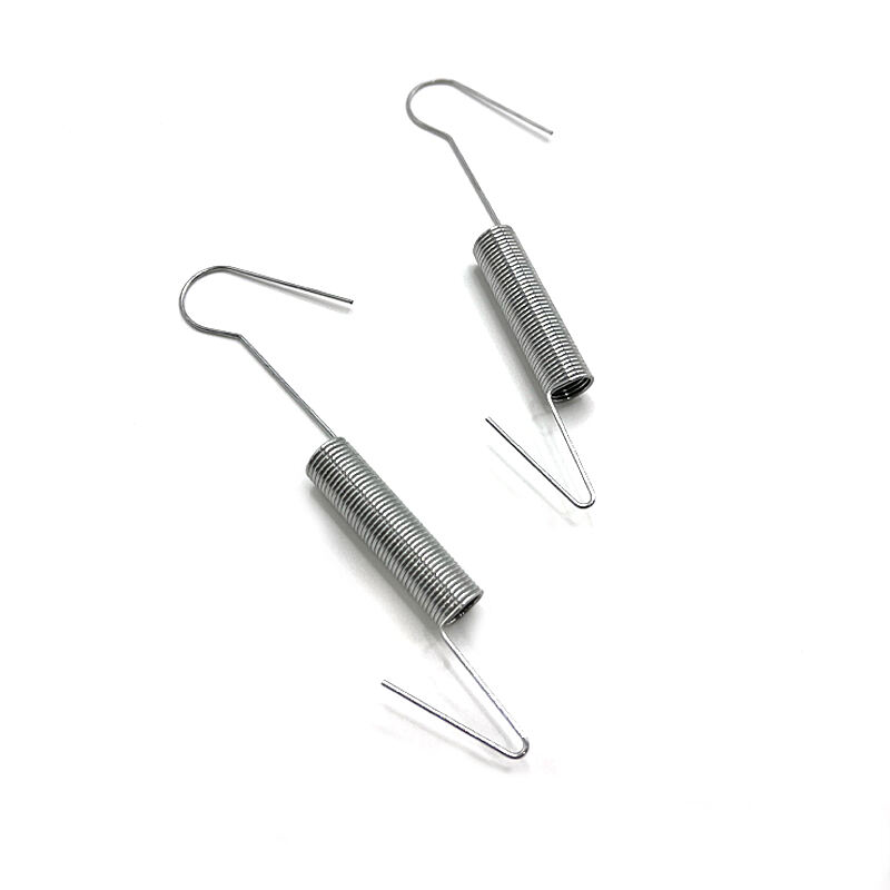 Hongsheng Stainless Steel Tension Small Coil Double Hook Tension Spring