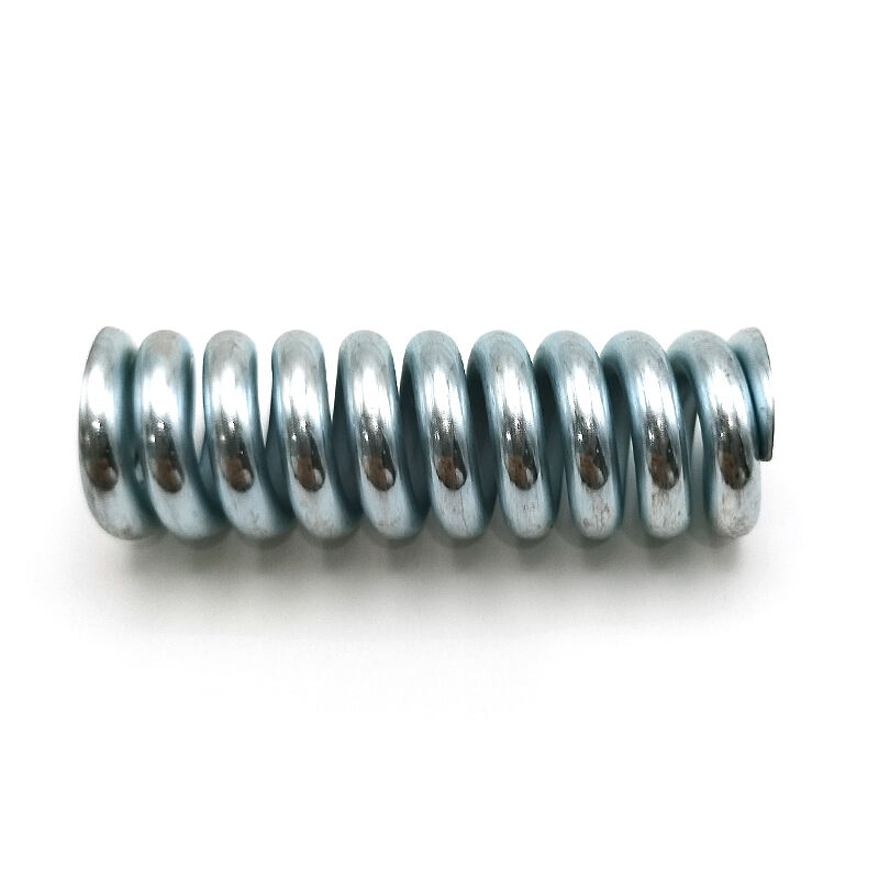 Compression Spring Blue And White Zinc Plating Spring For Machinery