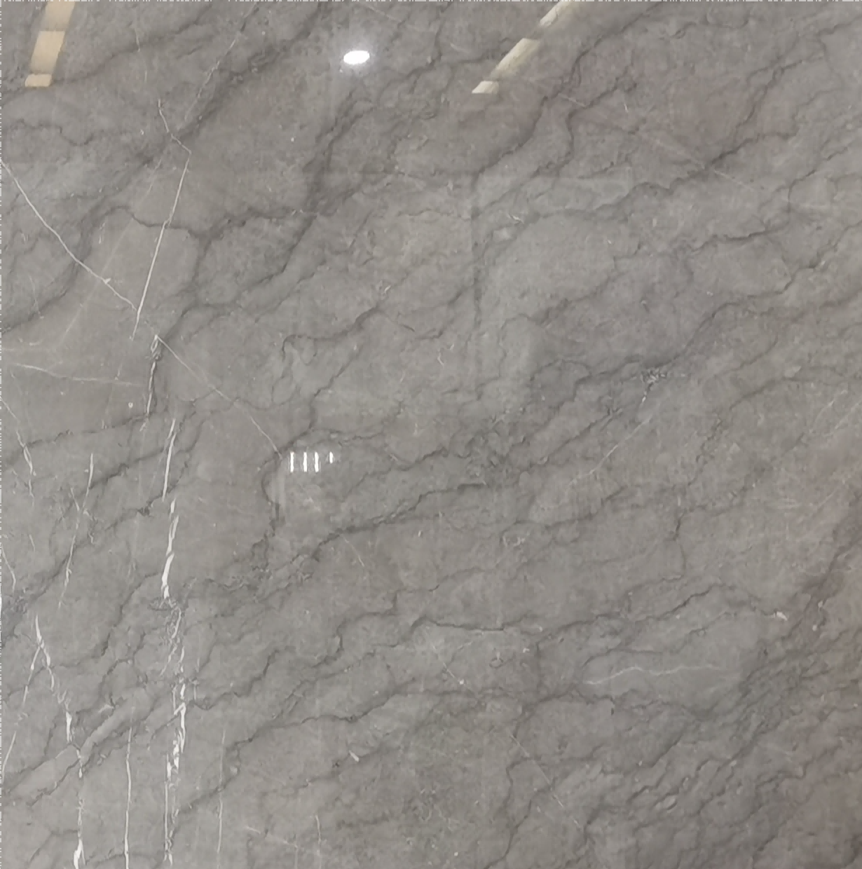 Panama Grey Grey Natural Stone Marble with Light/Dark Grey Veins