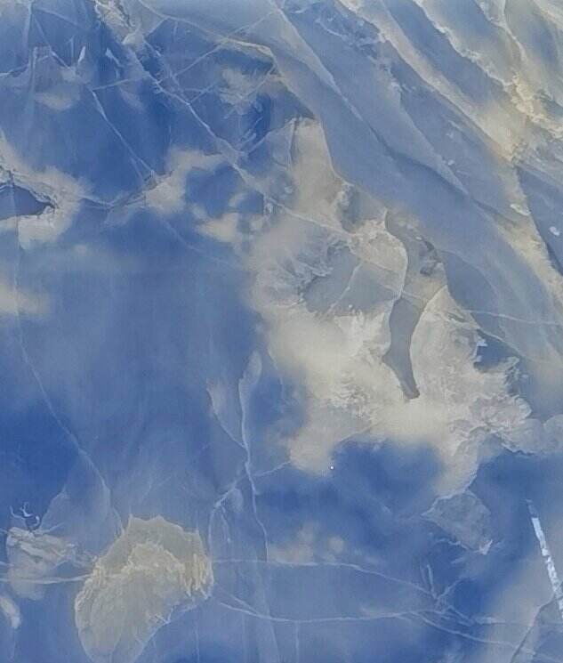 Blue Onyx Natural Pure Features Onyx Stone Slab