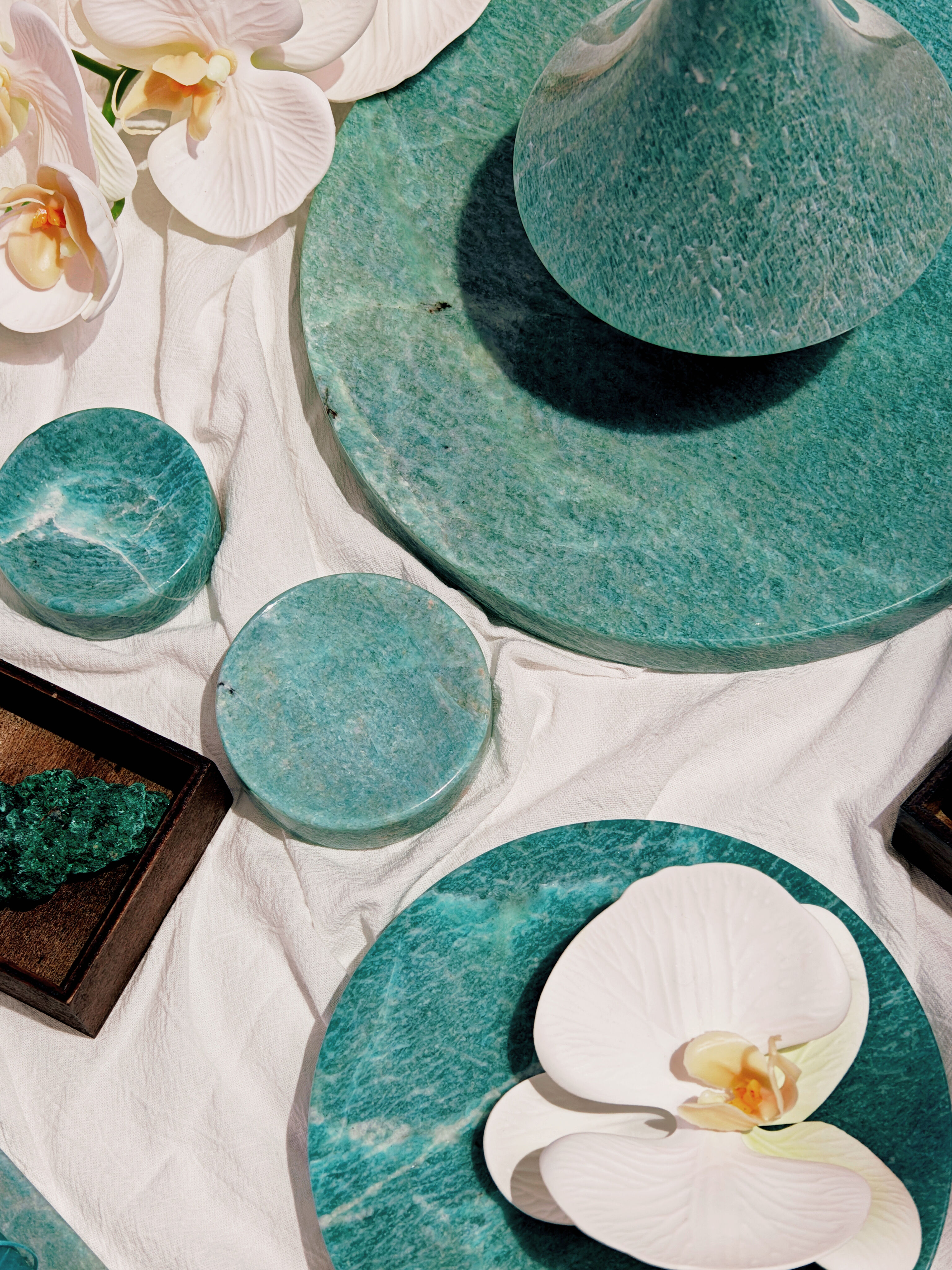 Amazonite Ornament stone crafts stone artworks