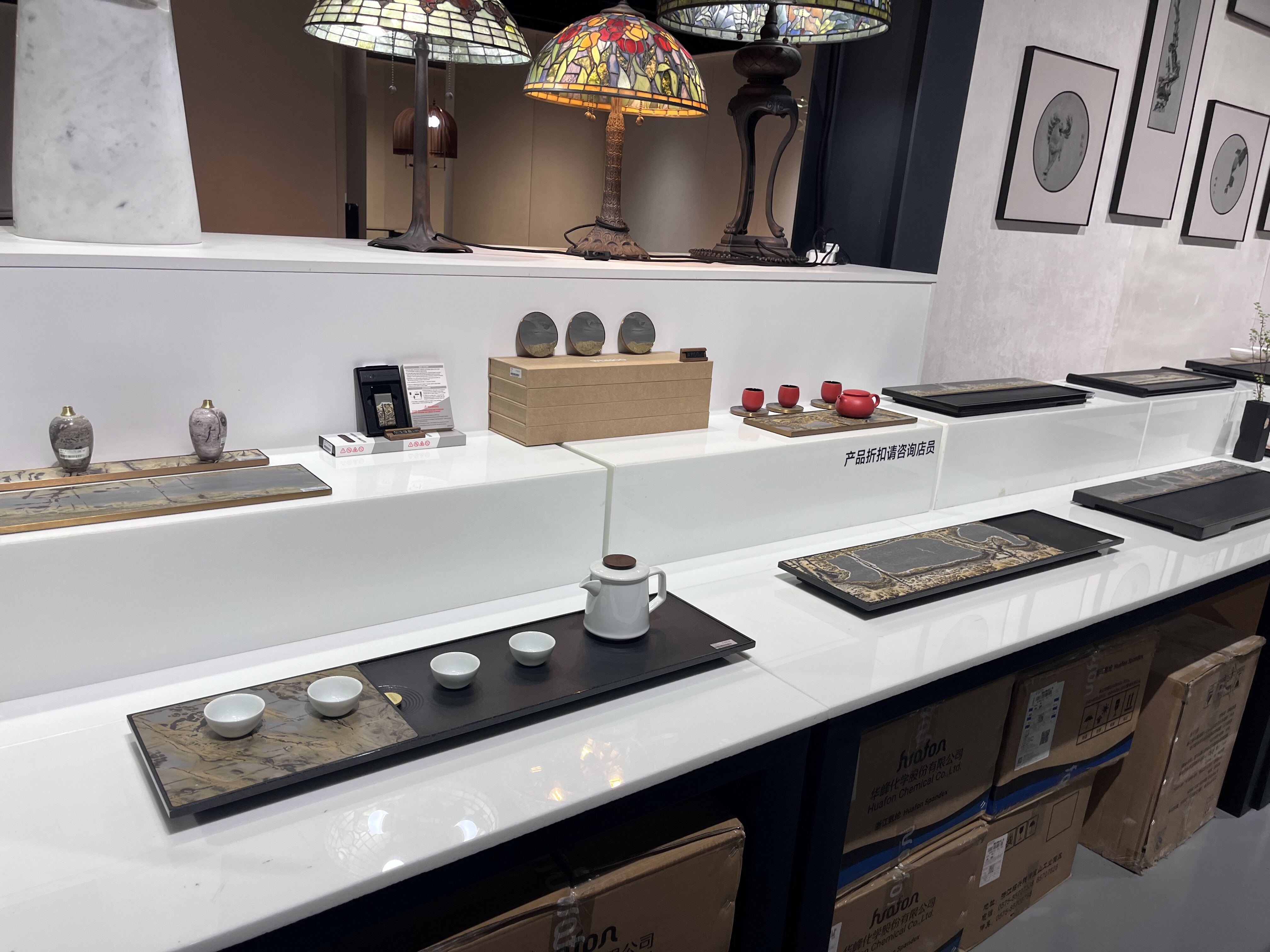 Stone tea tray stone crafts stone artworks