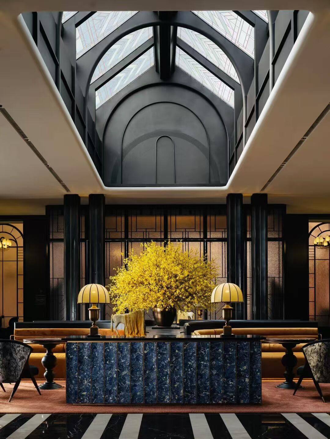 Bolivian Blue Stone Furniture Stone Carvings