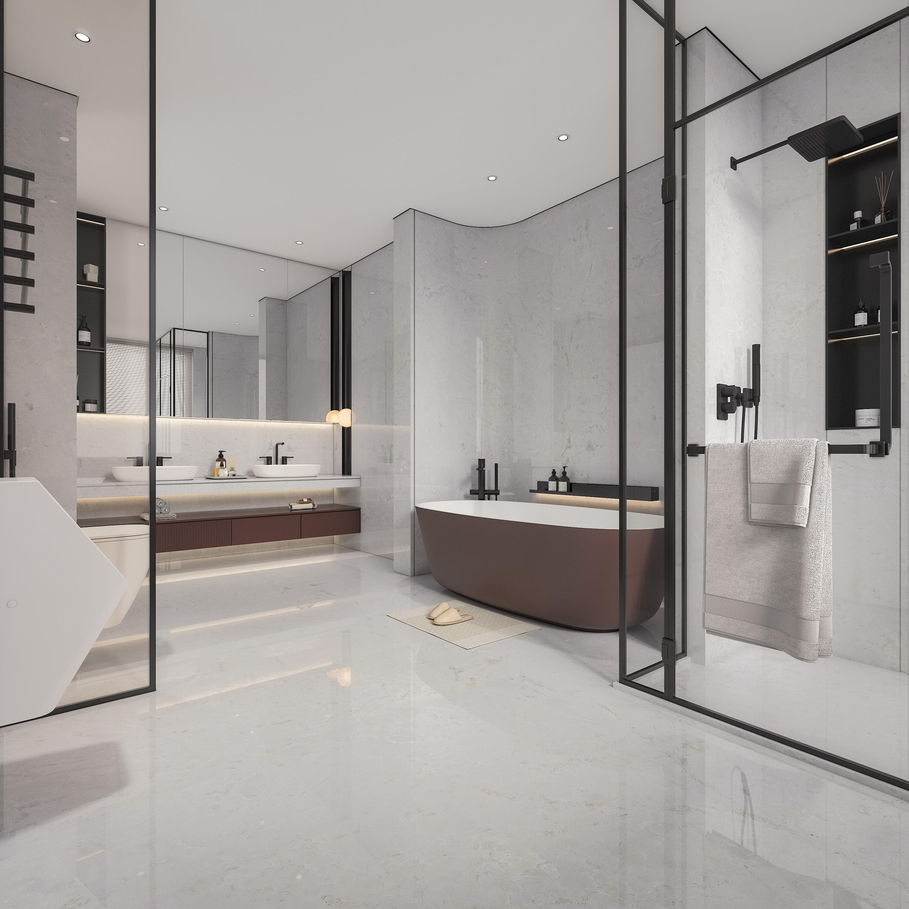 Bathroom vanity tops and shower walls.jpg